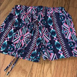Girls printed shorts